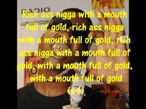 mouth full of gold gucci|mouth full of gold lyrics.